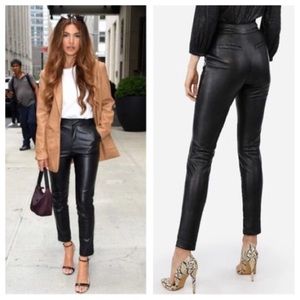 Express Negin Mirsalehi Vegan Leather Ankle Pant
